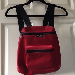 Kate Spade crimson mini backpack
